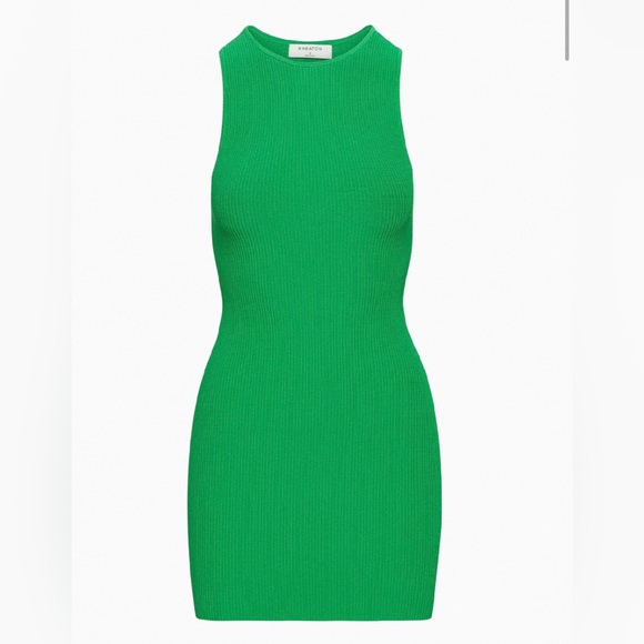 Babaton Sculpt Knit Racer Mini Dress - Picture 1 of 6